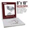 8" x 10" Sketch Book Pad, Pack of 2, 100 Sheets Each, 60lb (100gsm) - Spiral Bound Artist Sketching Drawing Paper Pad, Acid-Free - Graphite Colored Pencils, Charcoal - Adults, Students